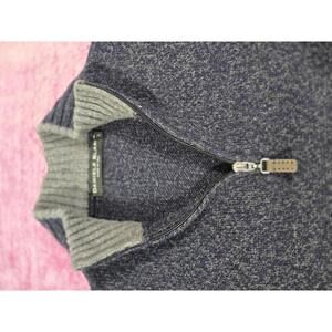 Daniele Blasi Men's Half-Zip Wool Sweater made in Italy size large